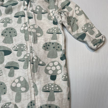 Load image into Gallery viewer, Unisex Seed, stretchy zip coverall / romper, toadstools, GUC, size 0000,  