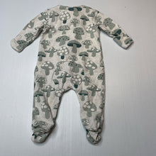 Load image into Gallery viewer, Unisex Seed, stretchy zip coverall / romper, toadstools, GUC, size 0000,  
