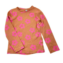 Load image into Gallery viewer, Girls KID, ribbed organic cotton blend long sleeve top, EUC, size 4,  