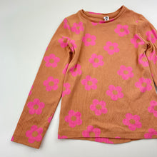Load image into Gallery viewer, Girls KID, ribbed organic cotton blend long sleeve top, EUC, size 4,  