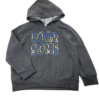 Boys Mix Kids, grey fleece lined hoodie sweater, GUC, size 7-8,  