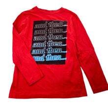 Load image into Gallery viewer, Boys Target, red cotton long sleeve tee / top, GUC, size 7,  