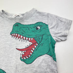 Boys Milkshake, pyjama tee / top, dinosaur, wash fade, FUC, size 2,  