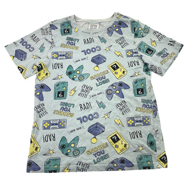 Boys Bauhaus, cotton pyjama tee / top, gamer, GUC, size 10,  