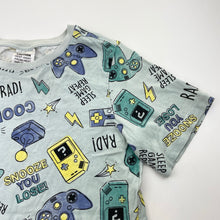 Load image into Gallery viewer, Boys Bauhaus, cotton pyjama tee / top, gamer, GUC, size 10,  
