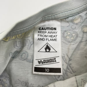 Boys Bauhaus, cotton pyjama tee / top, gamer, GUC, size 10,  