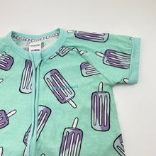 Load image into Gallery viewer, Unisex Bonds, zip wondersuit / zippy / romper, icy poles, FUC, size 2,  
