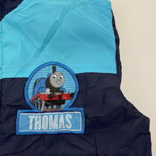 Load image into Gallery viewer, Boys Thomas &amp; Friends, lightweight puffer vest / jacket, cracked print, FUC, size 3,  