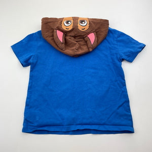 Boys Nickelodeon, Paw Patrol Chase cotton hooded tee / top, EUC, size 2,  