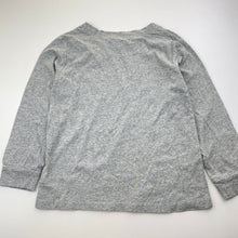 Load image into Gallery viewer, Boys SHEIN, grey marle long sleeve tee / top, soccer, EUC, size 8,  