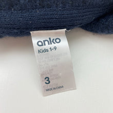 Load image into Gallery viewer, Boys Anko, navy soft feel knit sweater / jumper, EUC, size 3,  