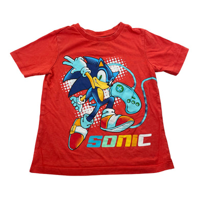Unisex SEGA, SONIC THE HEDGEHOG cotton tee / top, FUC, size 6,  