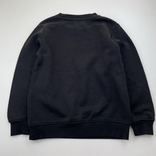 Load image into Gallery viewer, Unisex Brilliant Basics, black fleece lined sweater / jumper, EUC, size 8,  