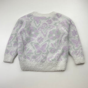 Girls Anko, soft feel fluffy stretchy sweater / jumper, EUC, size 3,  