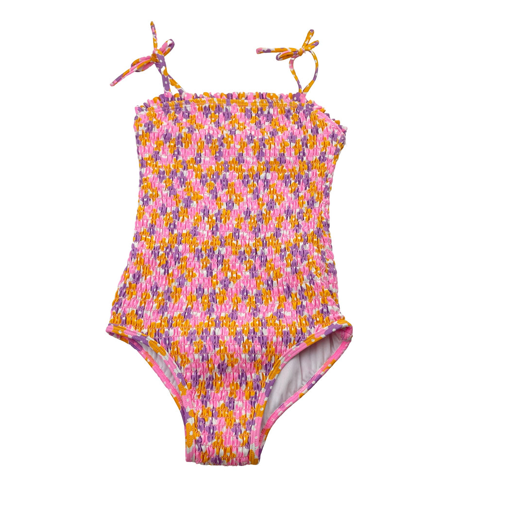 Girls Cotton On, floral swim one-piece, EUC, size 6,  