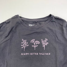 Load image into Gallery viewer, Girls Anko, grey cotton long sleeve tee / top, GUC, size 6,  