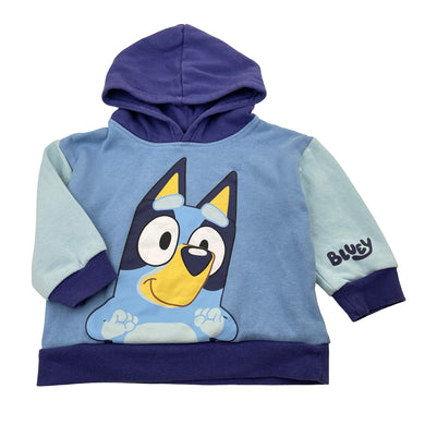 Unisex Bluey, fleece lined hoodie sweater, GUC, size 2,  