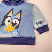 Load image into Gallery viewer, Unisex Bluey, fleece lined hoodie sweater, GUC, size 2,  