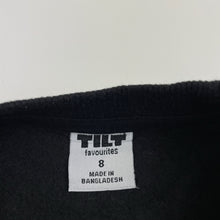 Load image into Gallery viewer, Boys Tilt, black fleece lined sweater / jumper, EUC, size 8,  