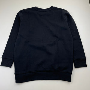 Boys Tilt, black fleece lined sweater / jumper, EUC, size 8,  