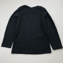 Load image into Gallery viewer, Girls Lily &amp; Dan, black cotton long sleeve tee / top, EUC, size 5,  