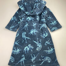 Load image into Gallery viewer, Boys Milkshake, soft fleece dressing gown / bath robe, dinosaurs, FUC, size 3,  