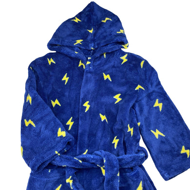 Boys Clearwater, soft fleece dressing gown / bath robe, GUC, size 5-6,  