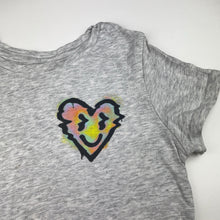 Load image into Gallery viewer, Girls Old Navy, grey marle tee / top, FUC, size 10-12,  