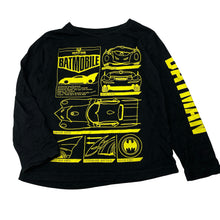 Load image into Gallery viewer, Boys DC Comics, Batman cotton long sleeve tee / top, cracked print, FUC, size 6,  