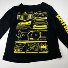 Load image into Gallery viewer, Boys DC Comics, Batman cotton long sleeve tee / top, cracked print, FUC, size 6,  