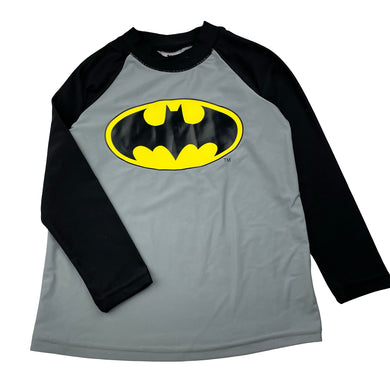 Boys DC Comics, Batman long sleeve rashie / swim top, EUC, size 5,  