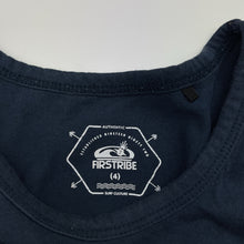Load image into Gallery viewer, Boys FIRSTRIBE, navy cotton singlet / tank top, FUC, size 4,  