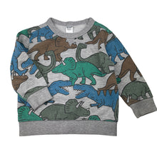 Load image into Gallery viewer, Boys Anko, fleece lined sweater / jumper, dinosaurs, pilling, FUC, size 3,  