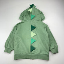 Load image into Gallery viewer, Boys H&amp;M, fleece lined novelty zip hoodie sweater, GUC, size 2,  