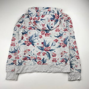 Girls Tilii, floral hoodie sweater, GUC, size 10,  