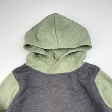 Load image into Gallery viewer, Boys H&amp;T, green &amp; grey fleece lined hoodie sweater, pilling, FUC, size 5,  