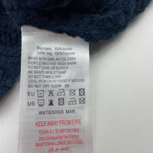 Load image into Gallery viewer, Boys Pumpkin Patch, navy chunky knit sweater / jumper, EUC, size 1,  