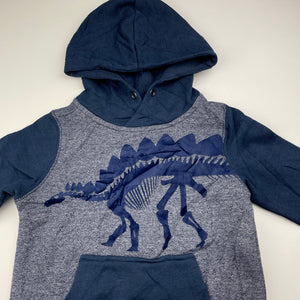 Boys Anko, fleece lined hoodie sweater, dinosaur, EUC, size 3,  