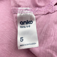 Load image into Gallery viewer, Girls Anko, cotton tee / top, GUC, size 5,  