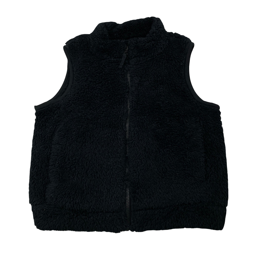 Unisex Uniqlo, soft fleece zip up vest, EUC, size 3-4,  