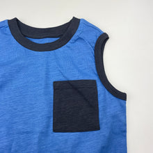 Load image into Gallery viewer, Boys Tilt, blue cotton singlet / tank top, EUC, size 3,  