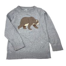 Load image into Gallery viewer, Boys Anko, knitted cotton sweater / jumper, bear, FUC, size 4,  