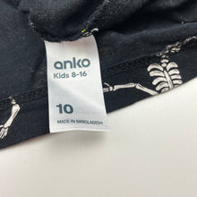 Load image into Gallery viewer, Boys Anko, cotton tee / top, skeleton, skateboard, GUC, size 10,  