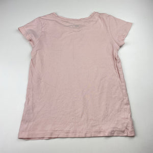 Girls Anko, pink cotton tee / top, FUC, size 9,  