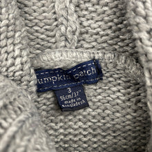 Load image into Gallery viewer, Unisex Pumpkin Patch, chunky knit hooded cardigan / sweater, FUC, size 3,  