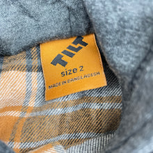 Load image into Gallery viewer, Boys Tilt, cotton long sleeve hooded shirt, EUC, size 2,  