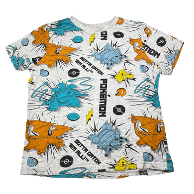Boys Nintendo, Pokemon cotton pyjama tee / top, GUC, size 10,  
