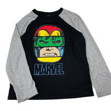 Load image into Gallery viewer, Boys Marvel, superhero long sleeve pyjama top, GUC, size 10,  