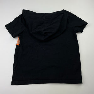 Boys PatPat, hooded tee / top, FUC, size 5-6,  
