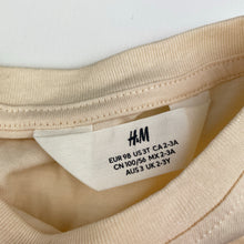 Load image into Gallery viewer, Girls H&amp;M, loose fit lightweight cotton tee / top, EUC, size 3,  